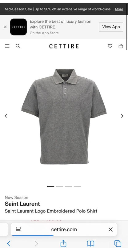 YSL Polo Shirt 4 colors