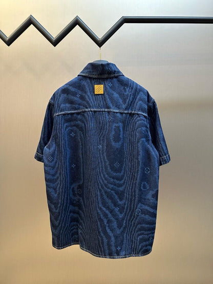 Louis Vuitton Denim Short Sleeve Shirt