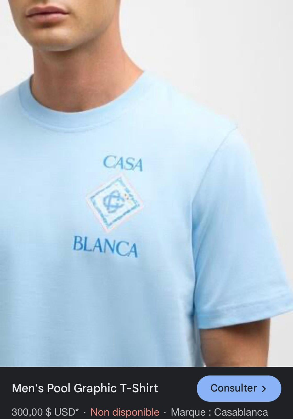 Casablanca T-Shirt 3 colors