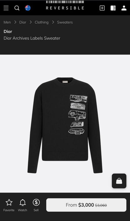 Dior Sweater