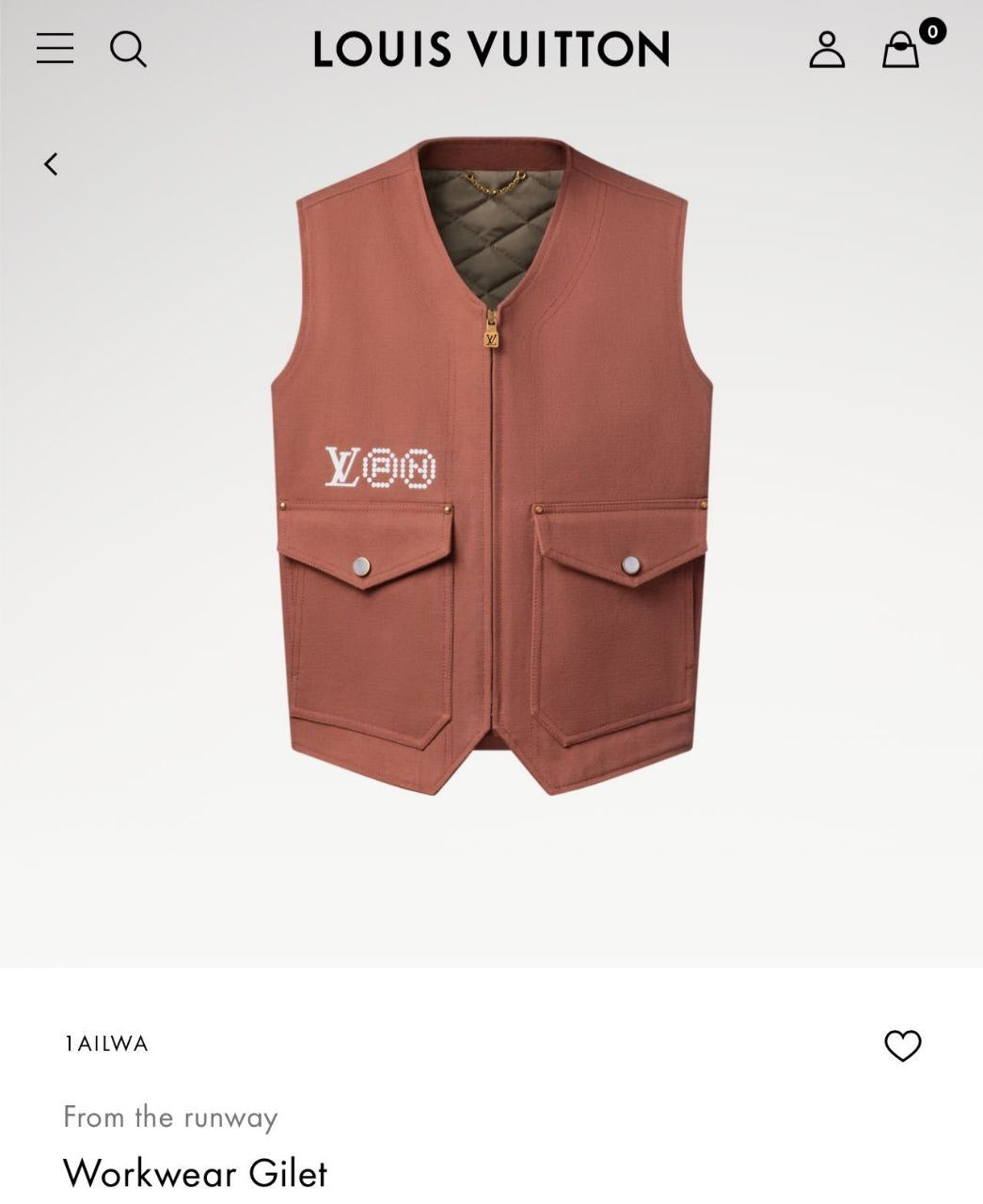 Louis Vuitton Vest