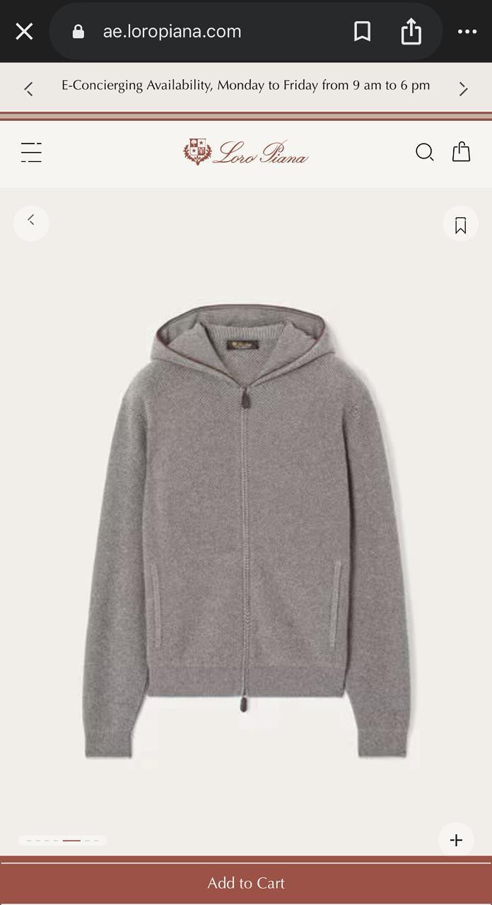 Loro Piana Cashmere Hoodies