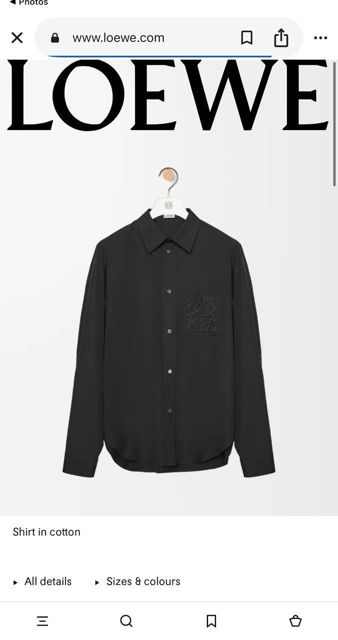 Loewe Long Sleeve Shirt