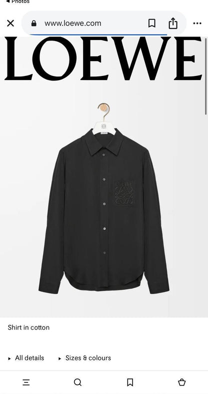 Loewe Long Sleeve Shirt