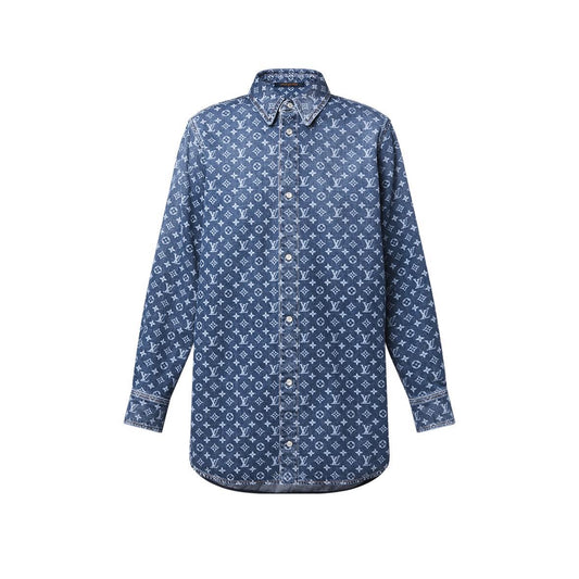 Louis Vuitton Denim Long Sleeve Shirt