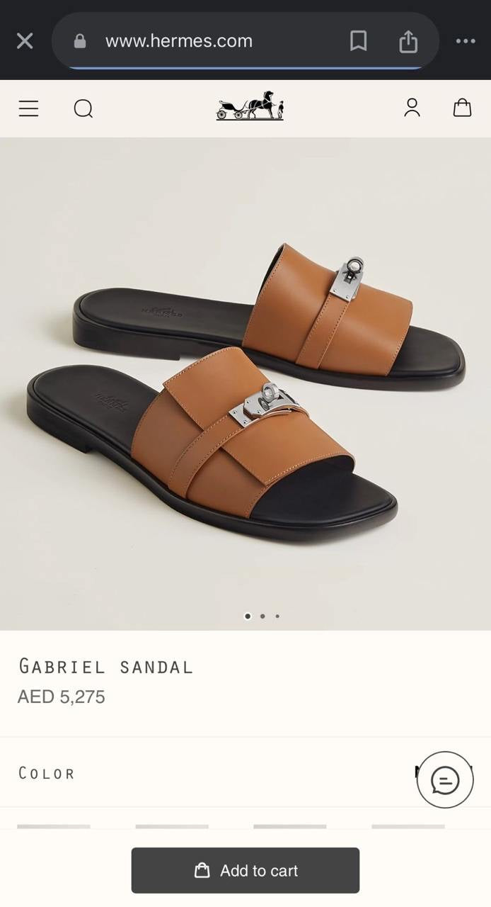 Hermes Slippers