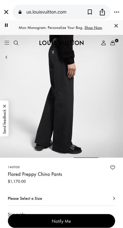 Louis Vuitton Pants