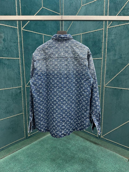 Louis Vuitton Denim Long Sleeve Shirt