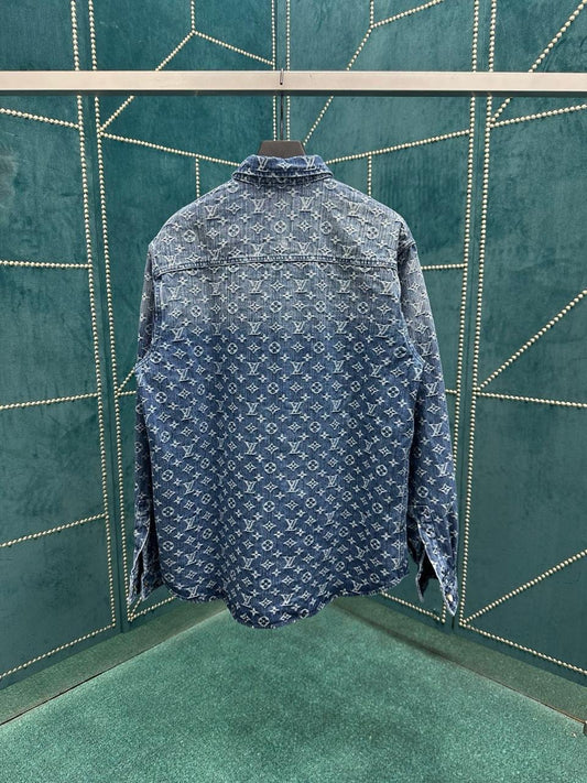 Louis Vuitton Denim Long Sleeve Shirt