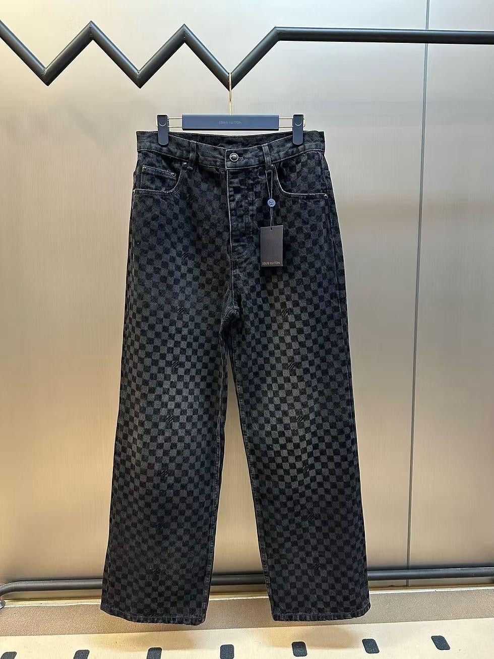 Louis Vuittom Wide Leg Denim Pants