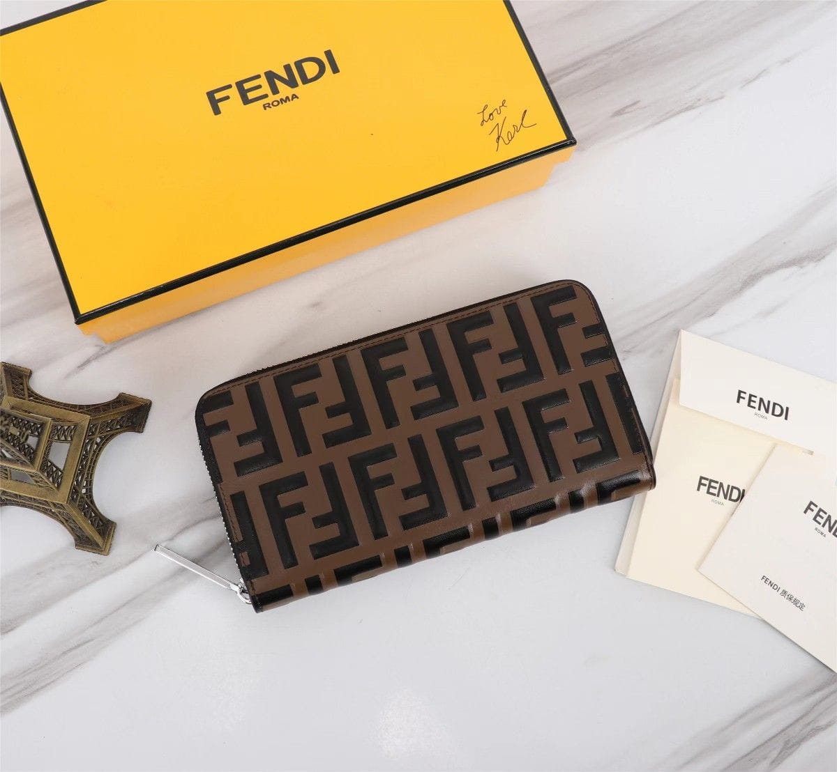 FENDI Long Zipper Wallets