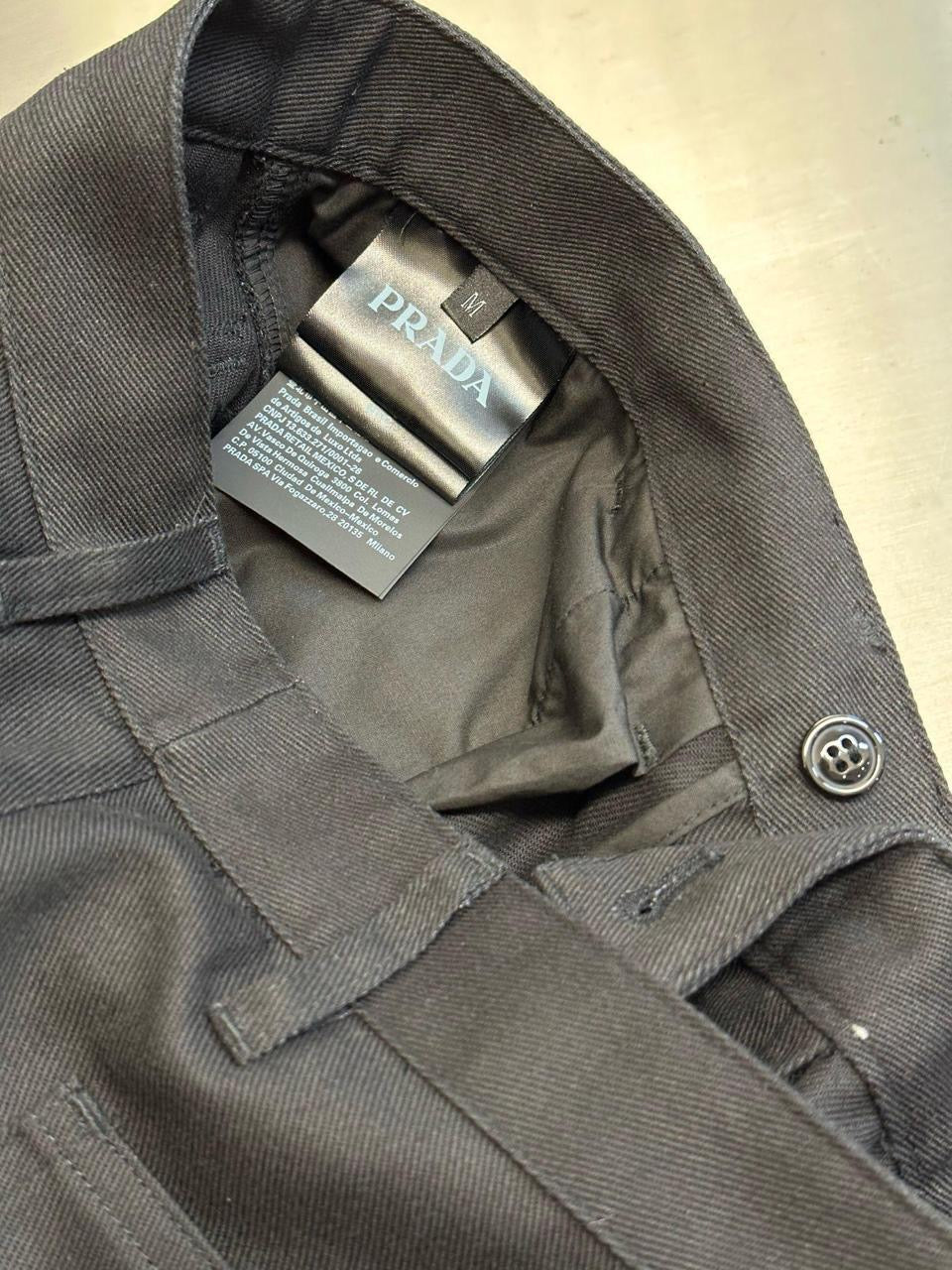 Prada Triangle Logo Bermuda Shorts