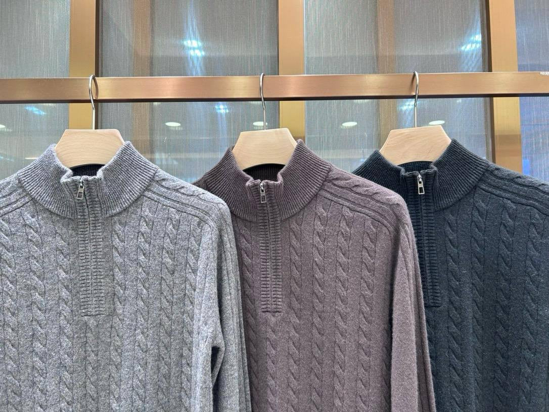 Loro Piana Half Zipper Sweater