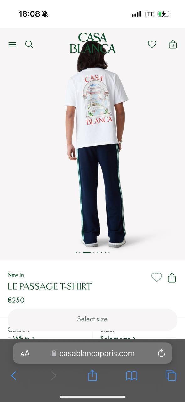 Casablanca T-Shirt 2 colors