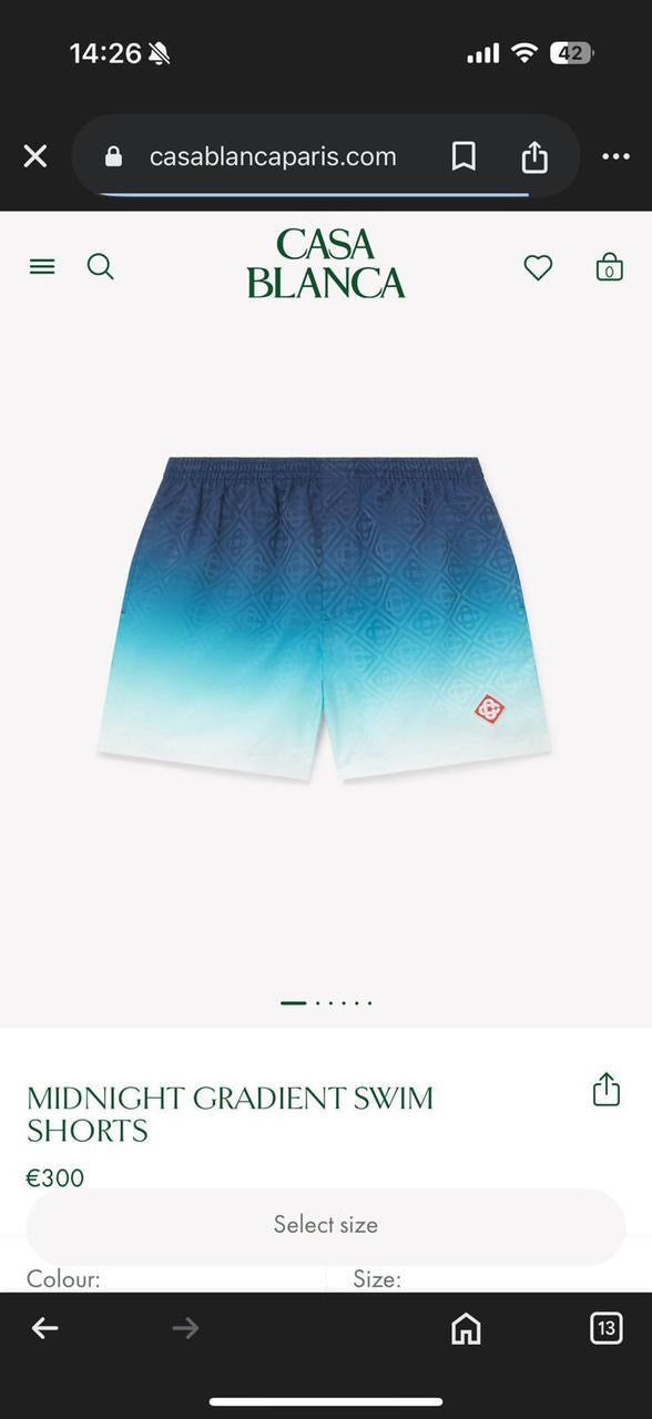 Casablanca Swimming Short 4 colors
