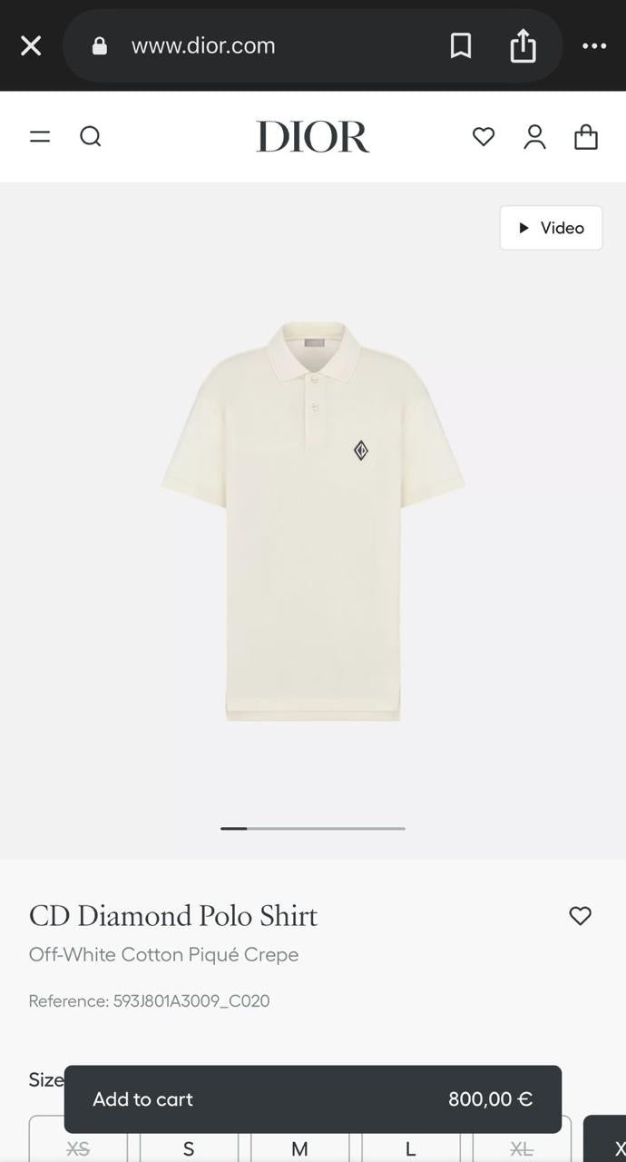 Dior Polo Shirt 2 colors