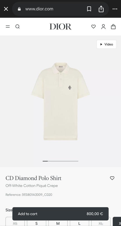 Dior Polo Shirt