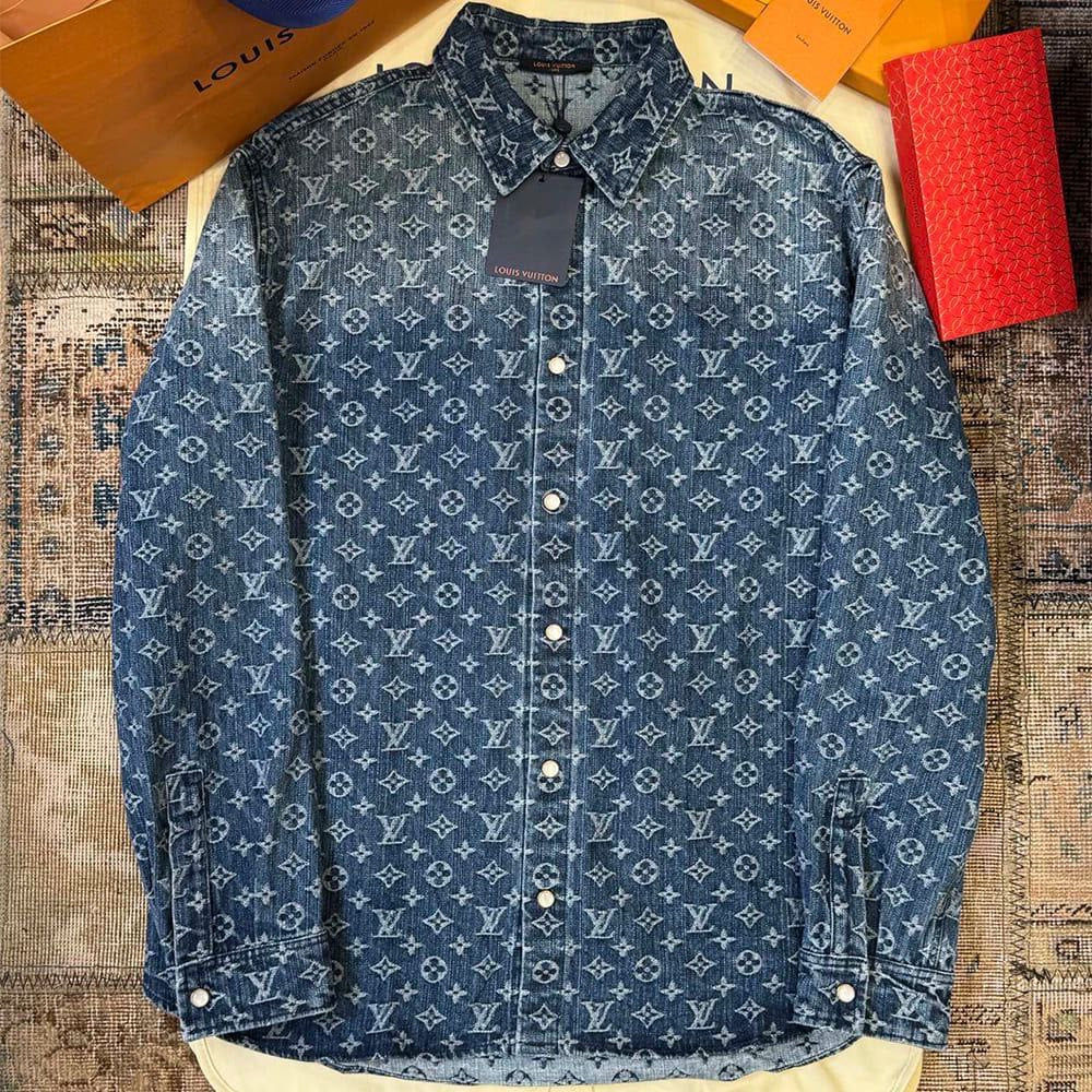 Louis Vuitton Long Sleeve Denim Shirt