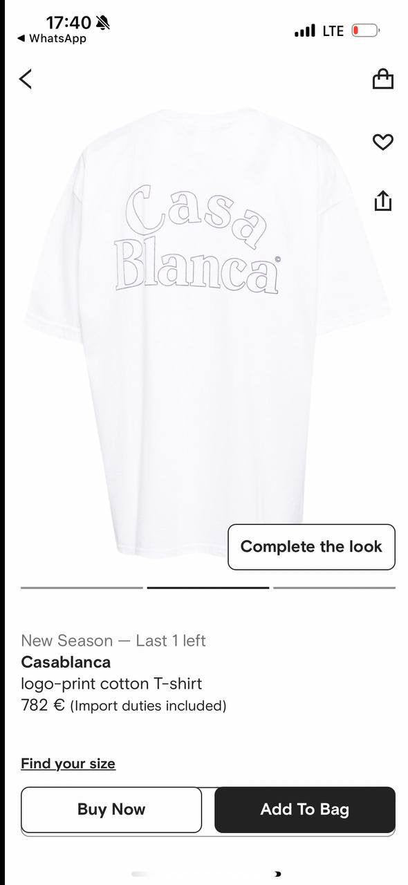 Casablanca T-Shirt 2 colors