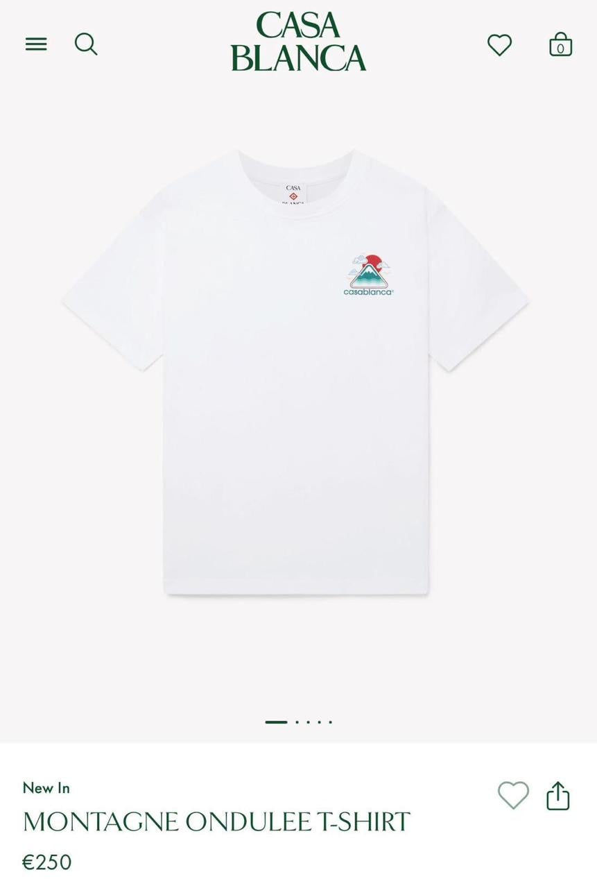 Casablanca T-Shirt 3 colors