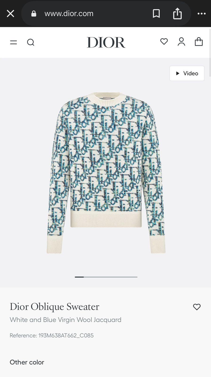 Dior Sweater