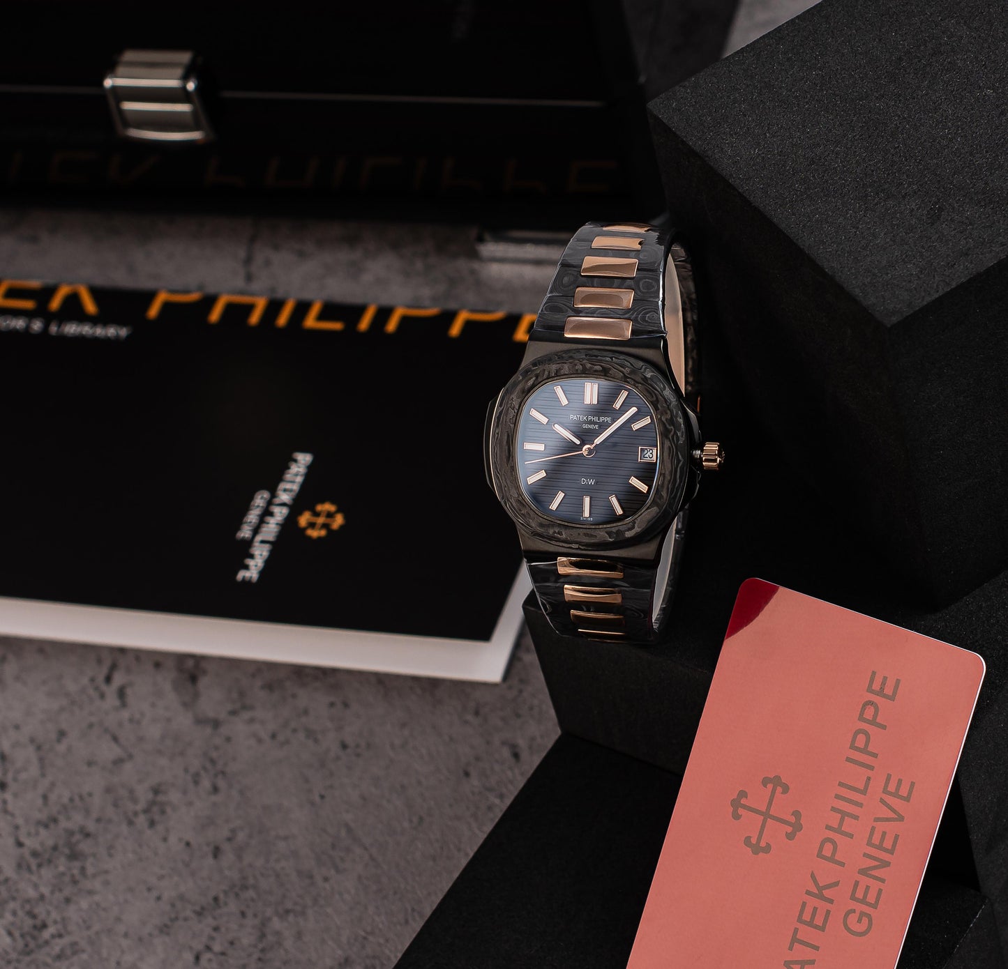Patek Philippe DiW Carbon Nautilus 2 Colors