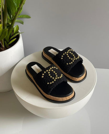 Chanel Slippers 2 colors