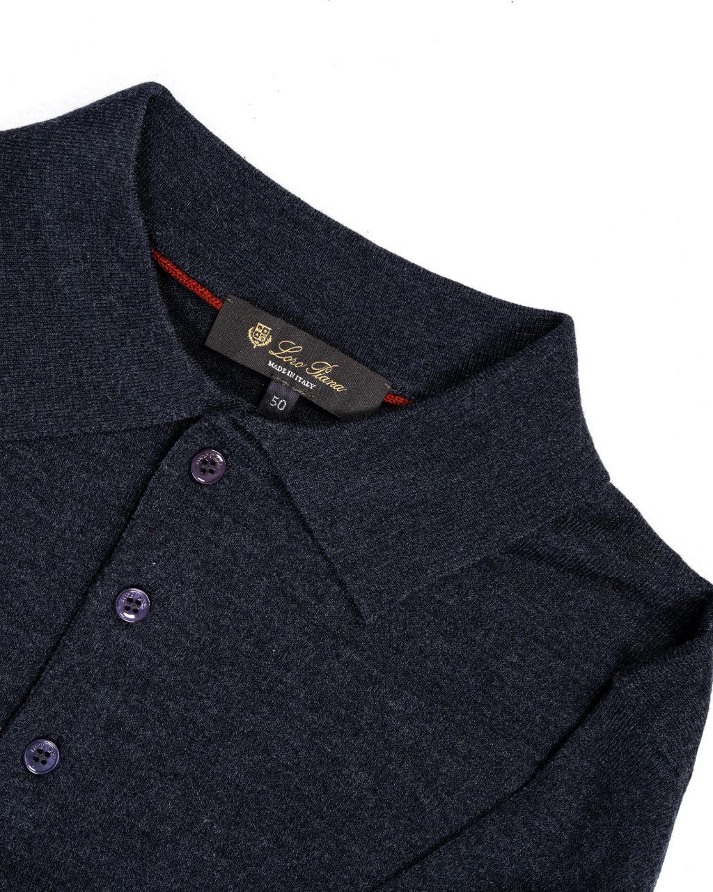 Loro Piana Long Sleeve Polo Shirt