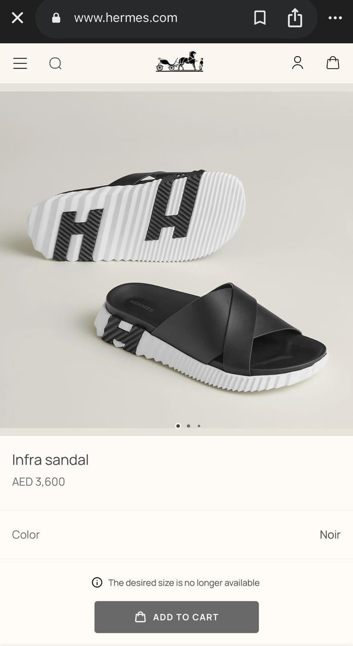 Hermes Slippers 4 colors