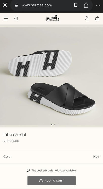 Hermes Slippers 4 colors