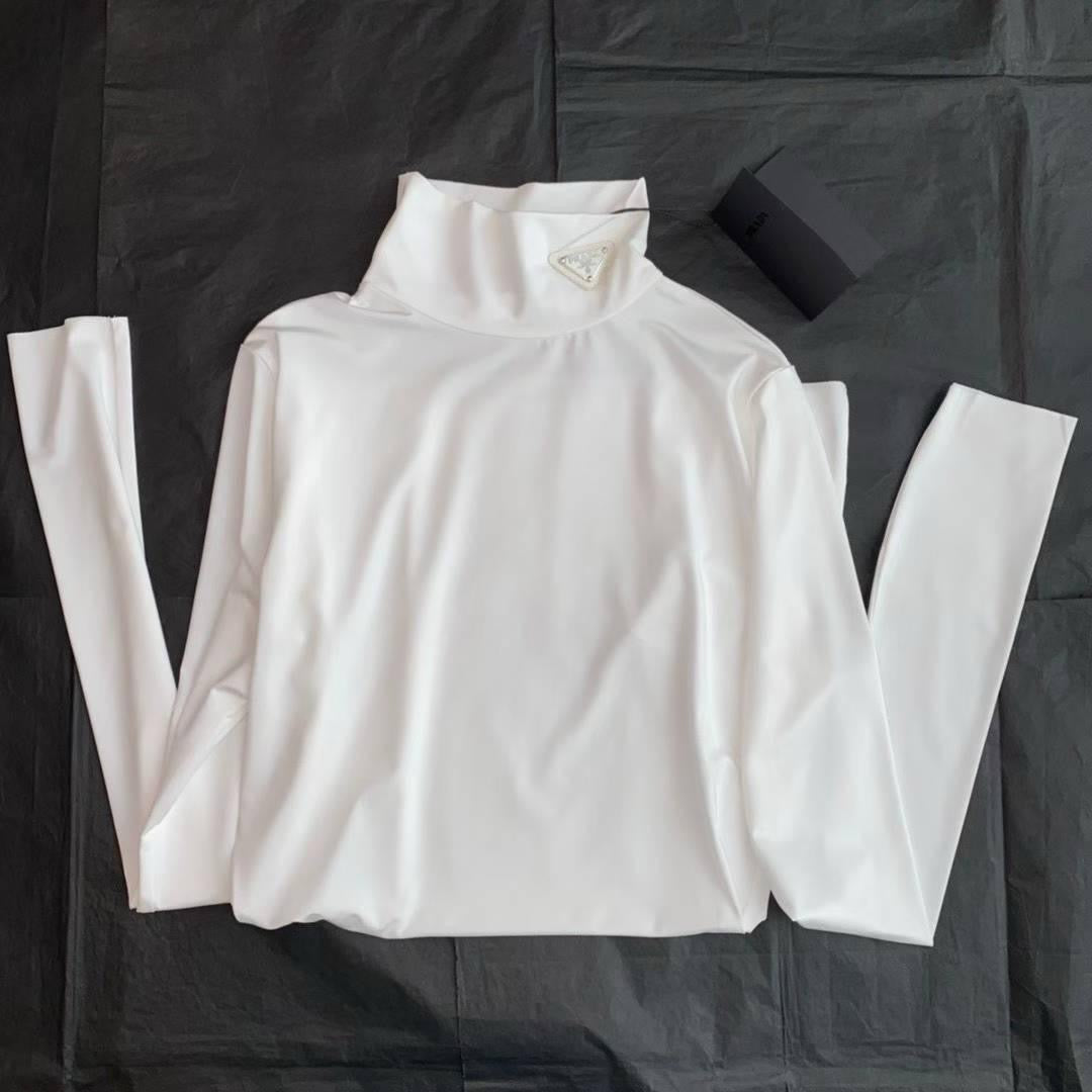 Prada Close Neck T-Shirt 2 colors