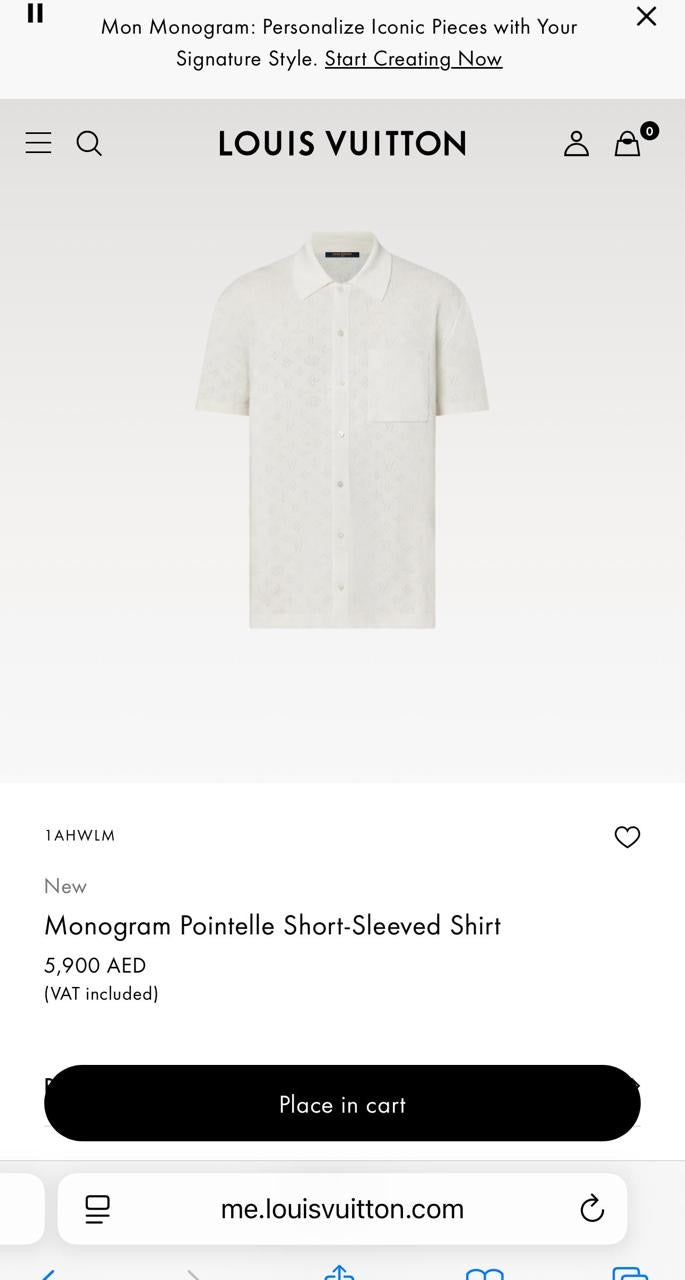 Louis Vuitton Shirt 3 colors