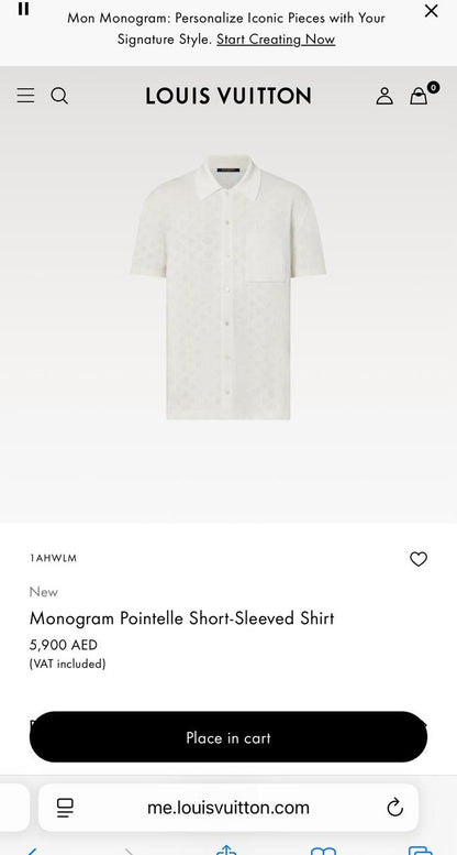 Louis Vuitton Shirt 3 colors