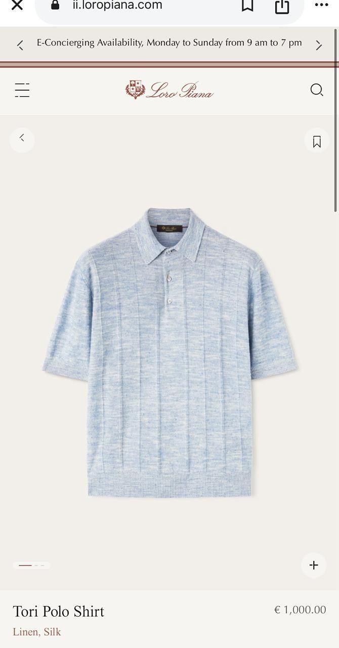 Loro Piana Polo Shirt