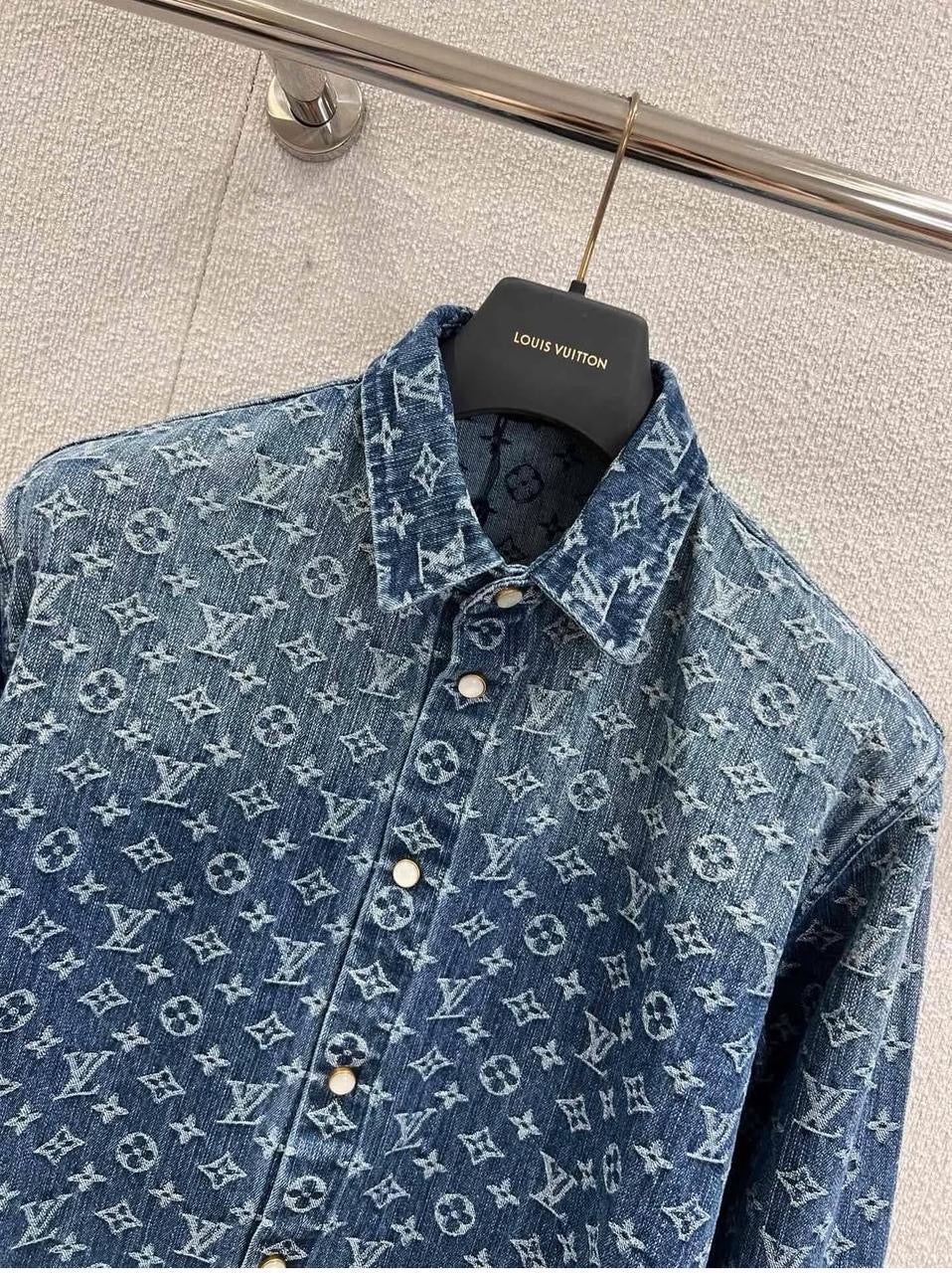 Louis Vuitton Denim Long Sleeve Shirt