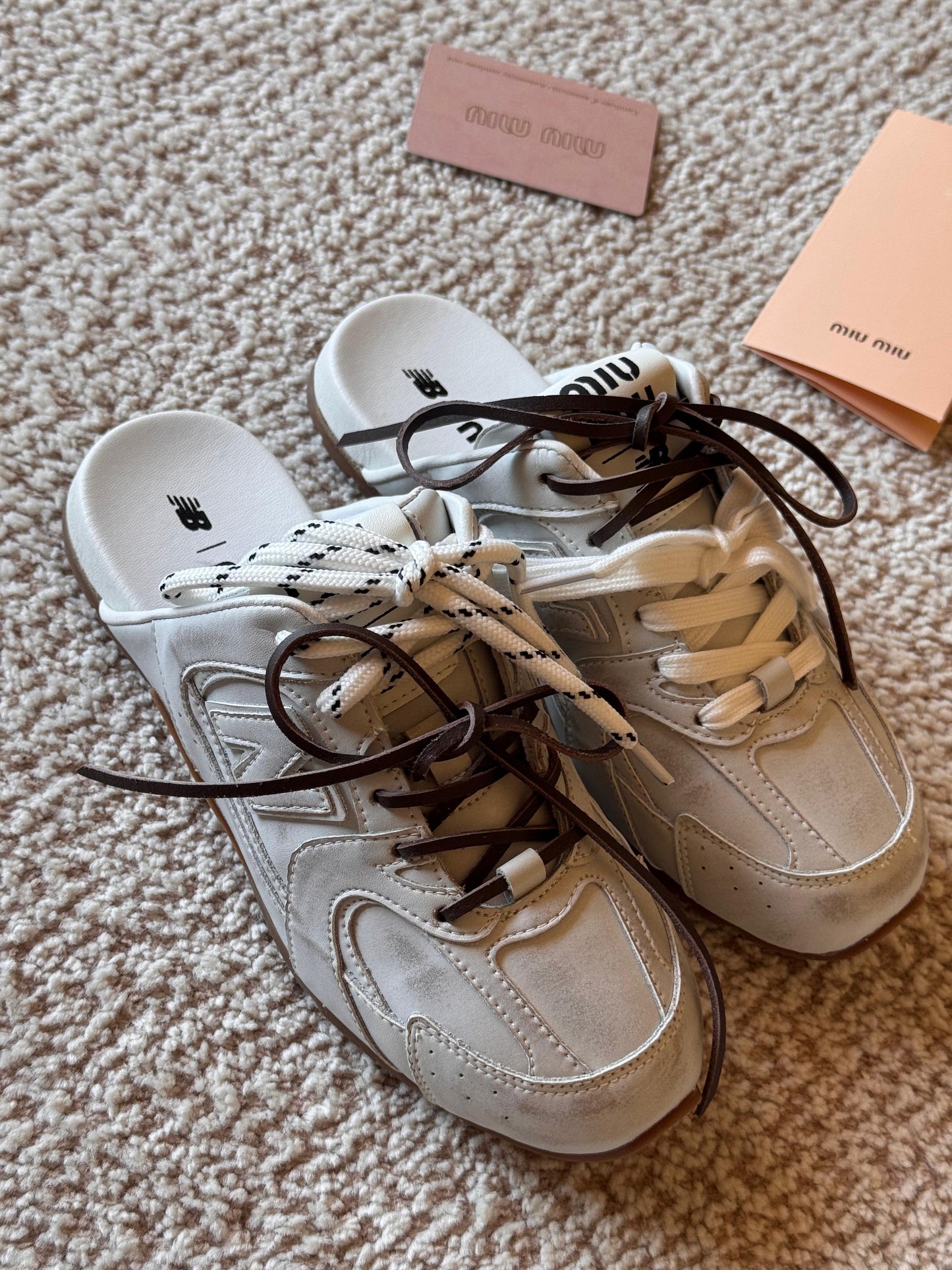 New Balance/ Miu Miu Mules