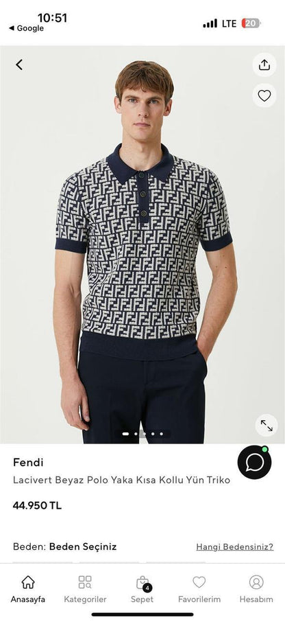Fendi Polo Shirt 5 Color