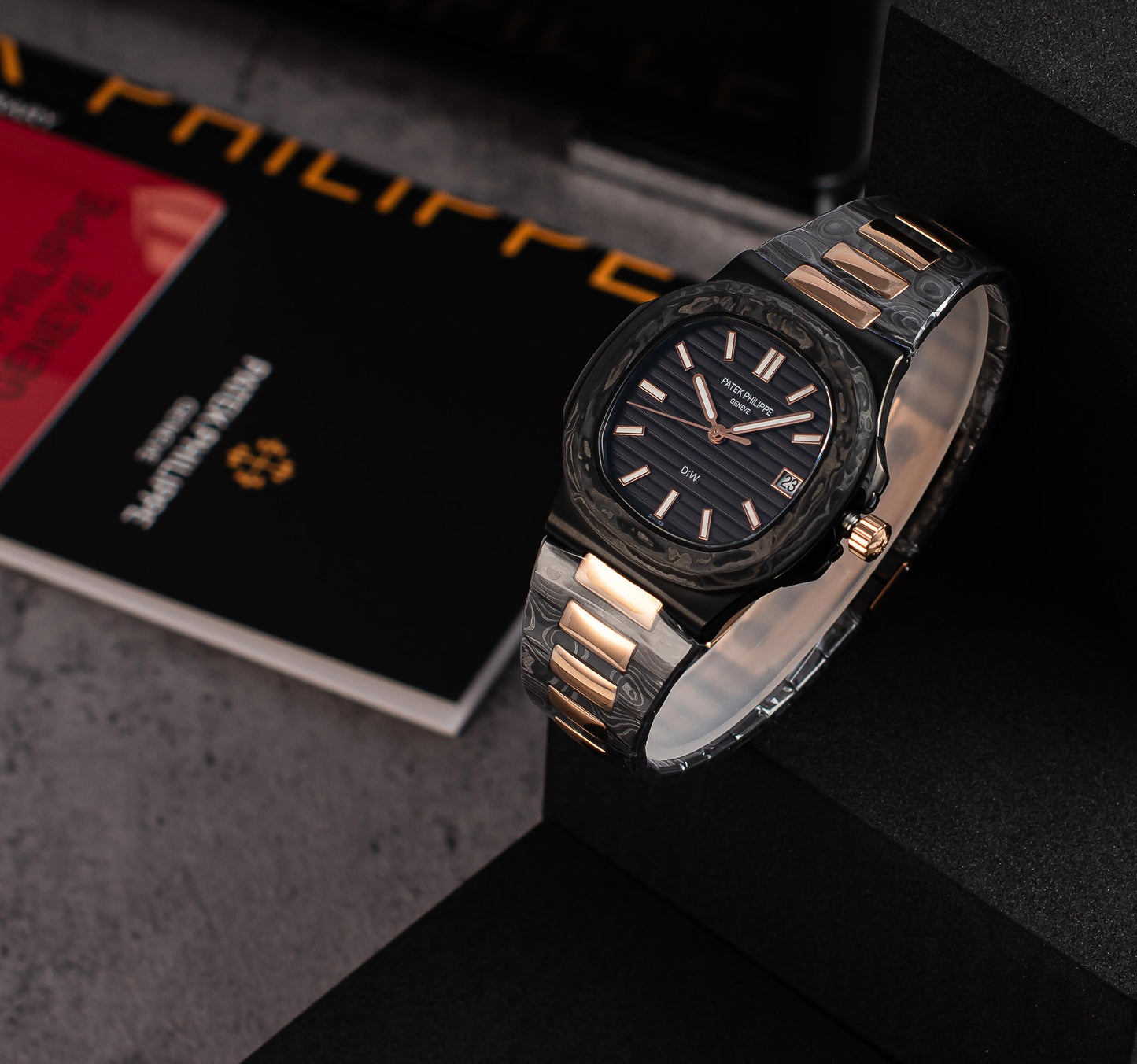Patek Philippe DiW Carbon Nautilus 2 Colors