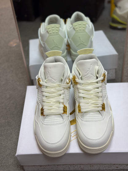 Jordan 4 Golden Metallic