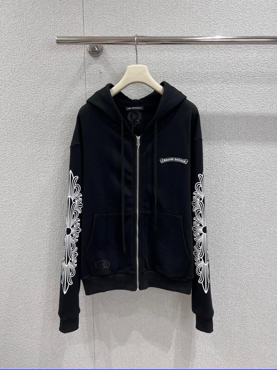 Chrome Hearts Zipped Hoodie