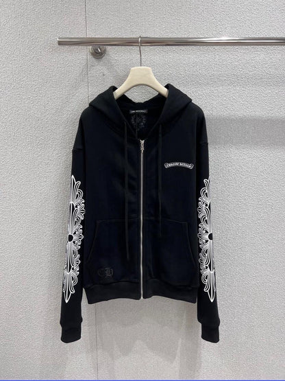 Chrome Hearts Zipped Hoodie