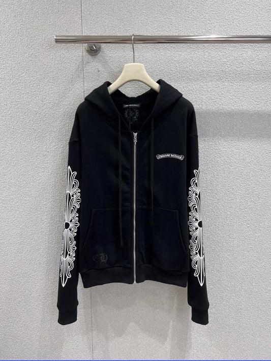 Chrome Hearts Zipped Hoodie