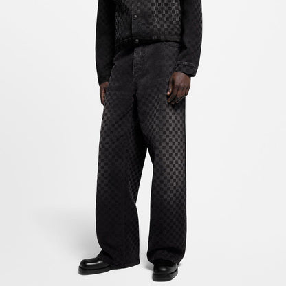 Louis Vuittom Wide Leg Denim Pants