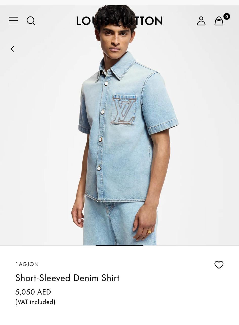 Louis Vuitton Jeans Shirt