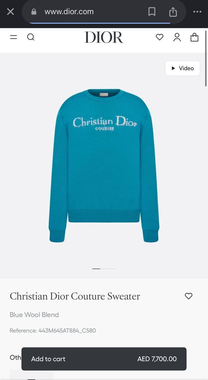 Dior Sweater 2 colors