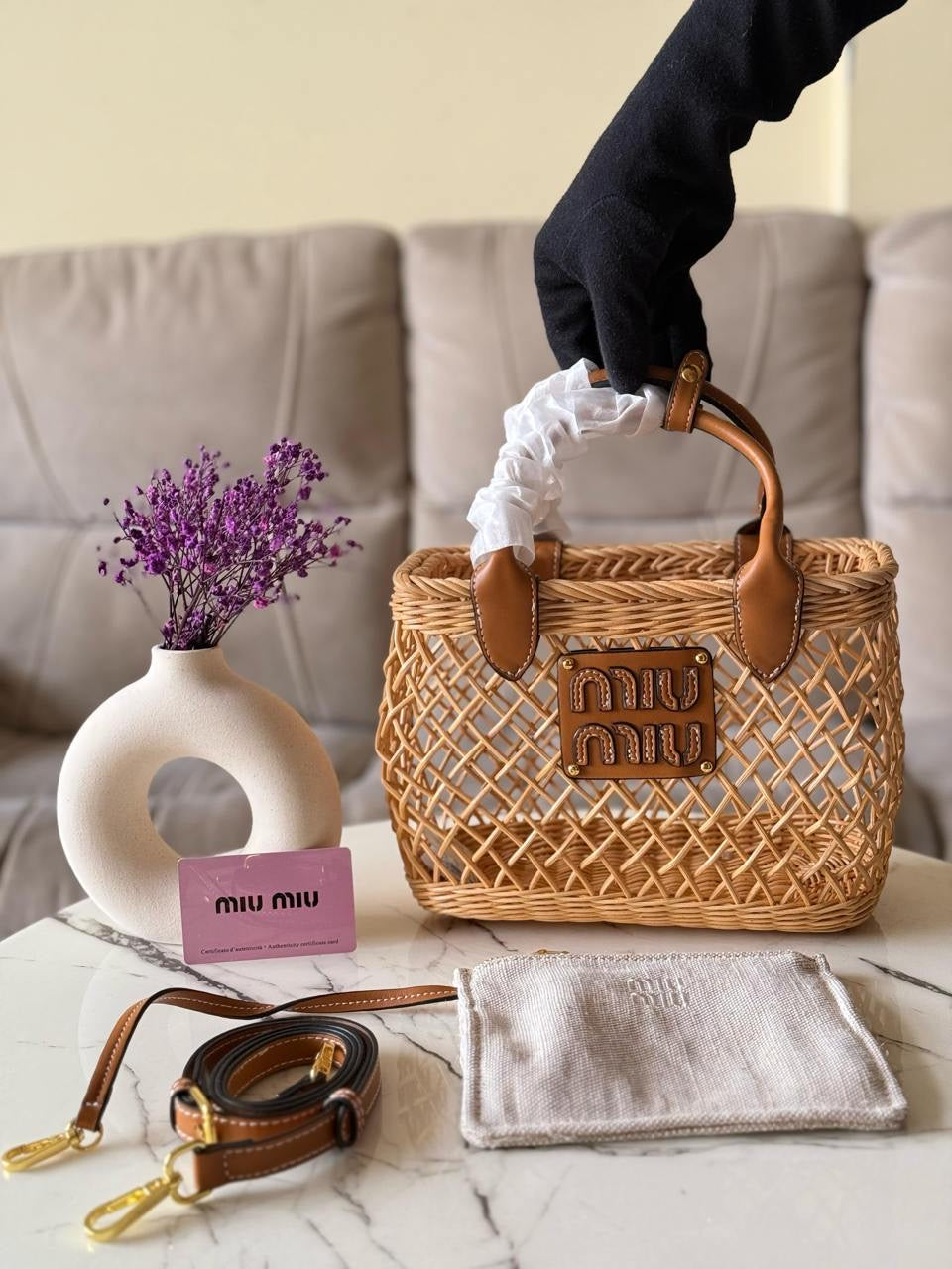 Miu Miu Beach Bag