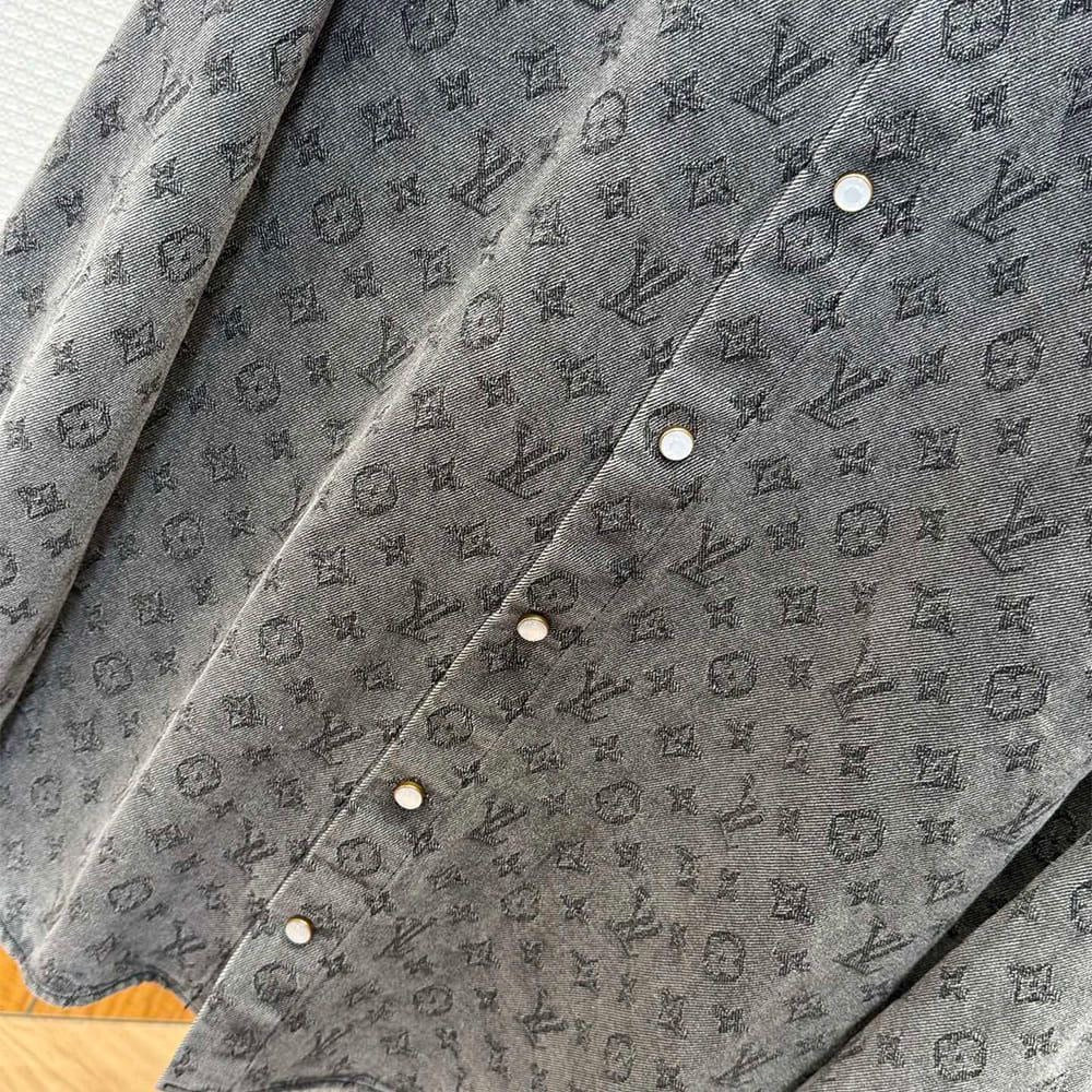 Louis Vuitton Long Sleeve Denim Shirt