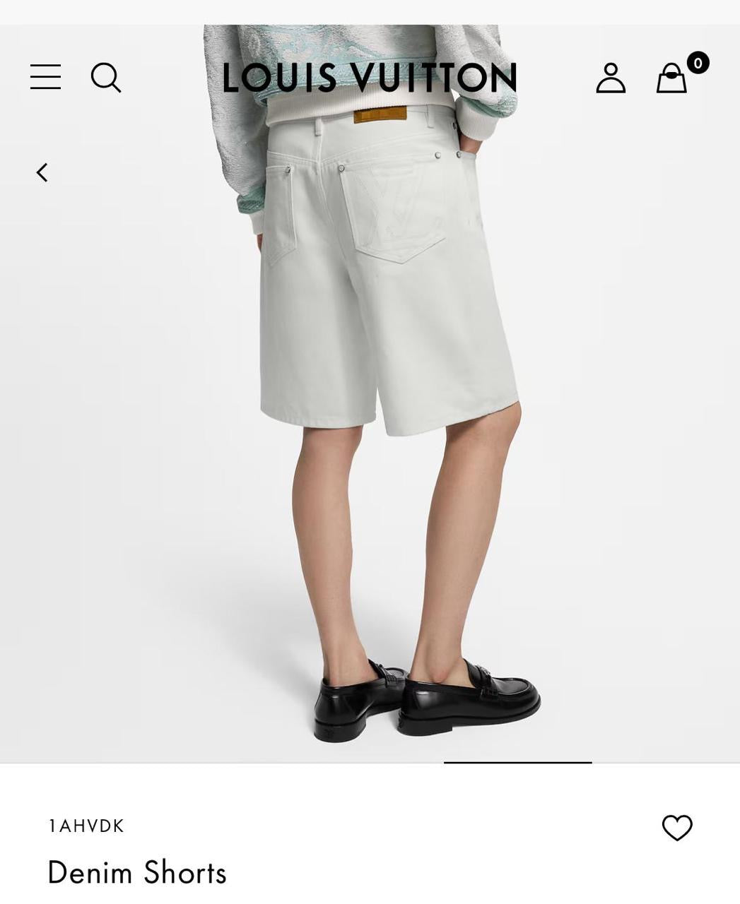 Louis Vuitton Denim Short