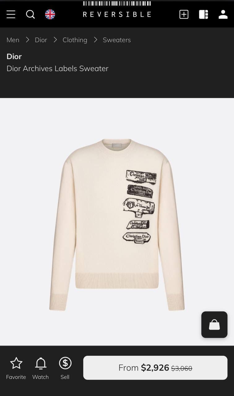 Dior Sweater