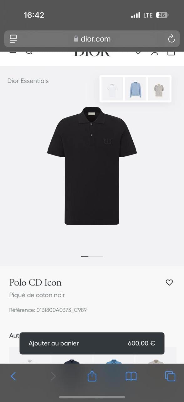 Dior Polo Shirt 4 colors
